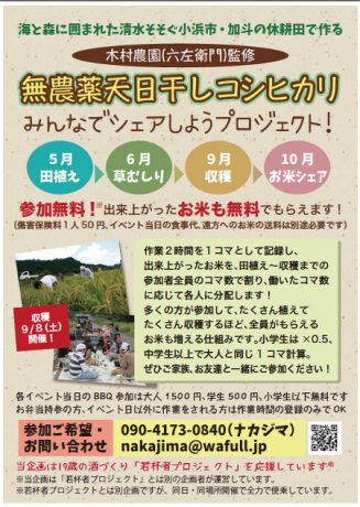 「みんなで田んぼシェア」収穫の会