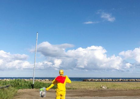 黄色いヒーロー、福井に現る…！？ 「はっぴーすマン」って知ってる？