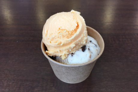 福井駅前の「cafeはな」で発見！ラム酒に漬けた○○○○入りのジェラート、クセになります。【ちょいネタ】