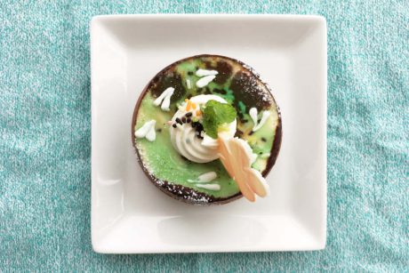 福井市片町のパティスリー「ブルジョン」の“チョコミントケーキ”は、スーパークールな味わいです。【ちょいネタ】