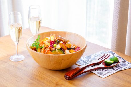 ◎10月のごちそうレシピ◎「秋の実りのごちそうサラダ」