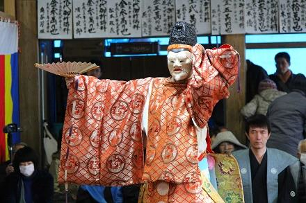 水海の田楽能舞