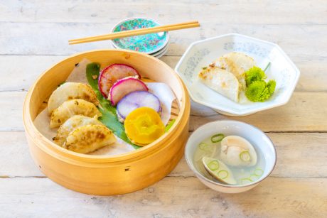 ◎3月のごちそうレシピ◎「だいこん餃子とはまぐりスープの春中華」