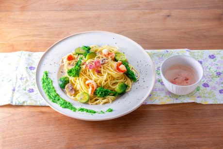 ◎4月のごちそうレシピ◎「春のおもてなしパスタ」