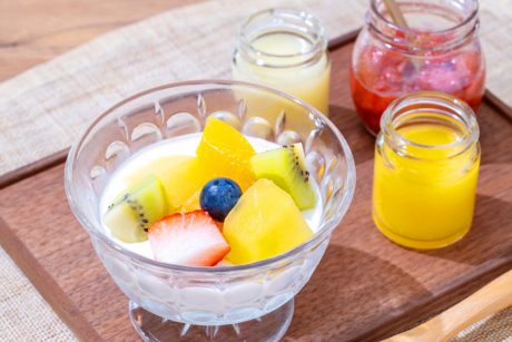 ◎7月のごちそうレシピ◎「甘酒のババロア 3種のフルーツソース」