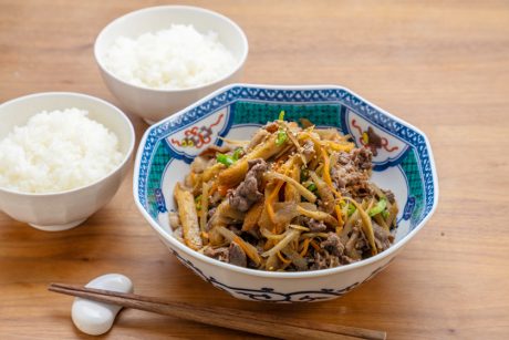 ◎9月のごちそうレシピ◎「牛肉とごぼうの甘辛煮」