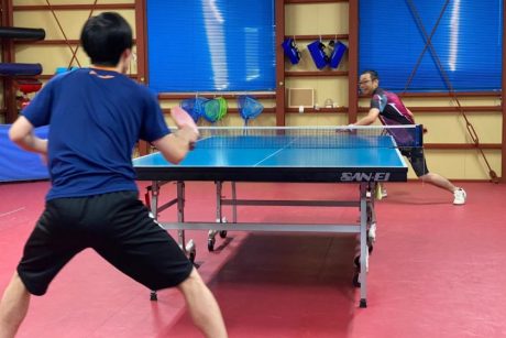 カリマンタンむ〜ちゃんが福井県の強豪卓球クラブで卓球してきました！ ～後編～【福井よしもと芸人日記】