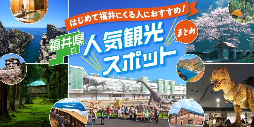 【2024年版】福井の観光スポットならココ！ 厳選７カ所を地元目線で徹底ガイドします。