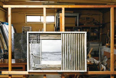 「見たことない記憶のかたち 『なのに、なぜ、懐かしいの』。」若狭町の熊川宿若狭美術館に飾られている“白﨑徹 断片シリーズI 2020”【福井の或る場所のアート】