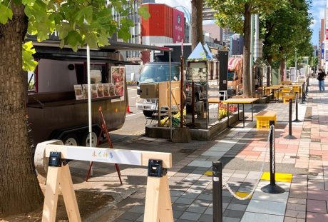 まちのにぎわいは「ふくみち」から！ 福井駅前の歩道を利用した社会実験が10/17(日)まで開催中だよ♪【ちょいネタ】