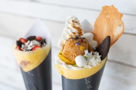 新鮮なフルーツが主役のスタイリッシュクレープ！ 「Fruits the factory（フルーツ ザ ファクトリー）」が福井工大前にオープン。