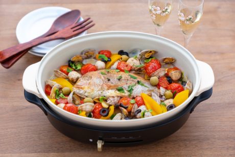 ◎3月のごちそうレシピ◎「桜鯛のアクアパッツァ」