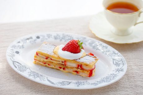 ◎4月のごちそうレシピ◎「苺のおあげミルフィーユ」