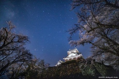 城址公園で見る星空！ 大野市の亀山公園で星を見てきました！【ふくい星空写真館】