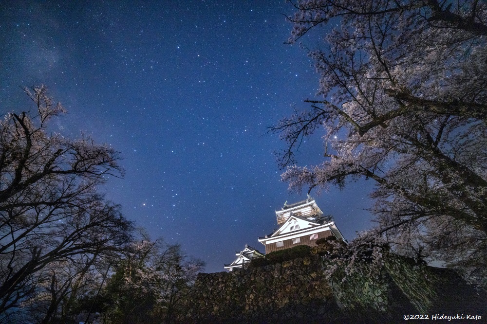 城址公園で見る星空！ 大野市の亀山公園で星を見てきました！【ふくい星空写真館】