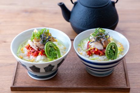 ◎5月のごちそうレシピ◎「鯵とたたき梅の新茶漬け」