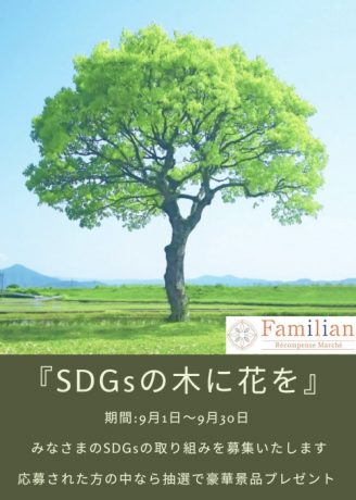 みんなでSDGsの木に花を【ジュナナ・チャレンジ】