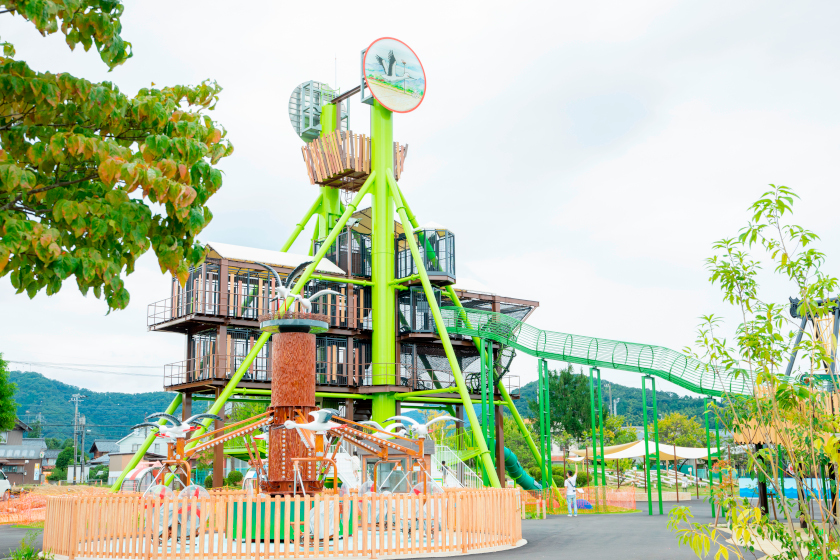 2022年秋にリニューアルした越前市「武生中央公園」の新しい遊具をたくさん見てきたよ！