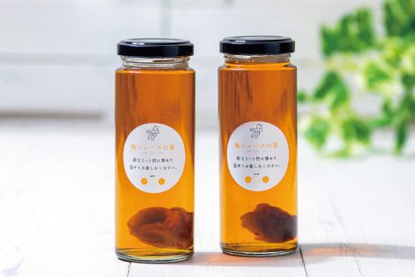 琥珀色に心ひかれる、農家さんの梅ジュース。うちのぶどうの“うちの梅ジュースの素”【福井メイドの手土産】