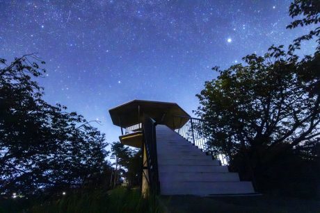 展望台から星空観察！ あわら市の刈安山展望台で星を見てきました！ 【ふくい星空写真館】