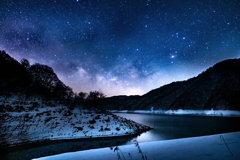 九頭竜湖に昇る天の川！ 大野市にある野尻公園で星を見てきました！！【ふくい星空写真館】