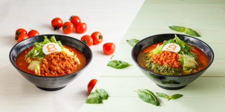 【プレゼントあり】大人気の8番らーめん「野菜トマトらーめん」、今春はバジルでさわやかに♪ 3/21(木)から販売中！
