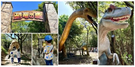 恐竜たちが芝政ワールドの森に生きていた！2024年3月にOPENした『恐竜の森』に行ってきたよ！
