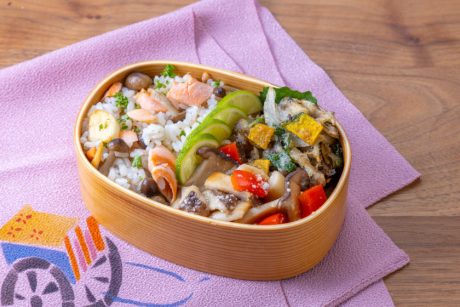 ◎10月のおべんとうレシピ◎「秋のきのこづくし弁当」