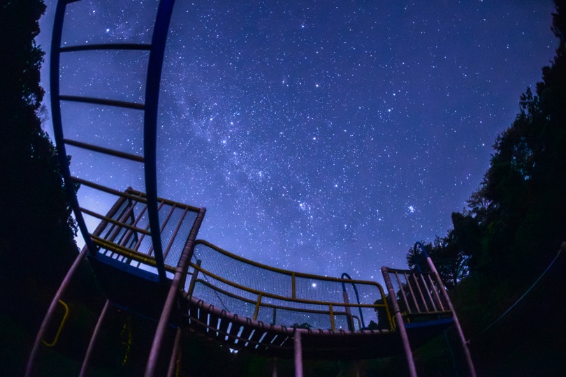 夜の公園で星空観察！ 鯖江市の中山公園で星を見てきました！【ふくい星空写真館】