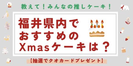 教えて！「クリスマスケーキってどこで買う？」【福井のみんなにちょこっとアンケート】