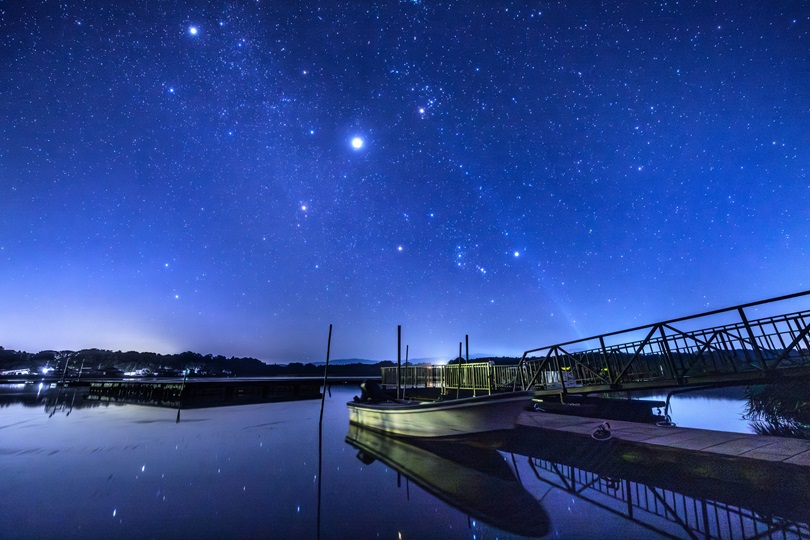 湖の星空！ あわら市の北潟湖畔公園で星を見てきました！！【ふくい星空写真館】