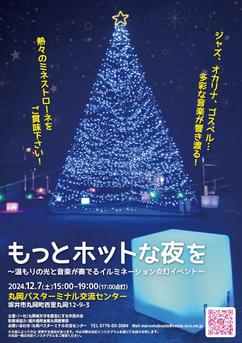 もっとホットな夜を～温もりの光と音楽が奏でるイルミネーション点灯イベント～ メイン画像