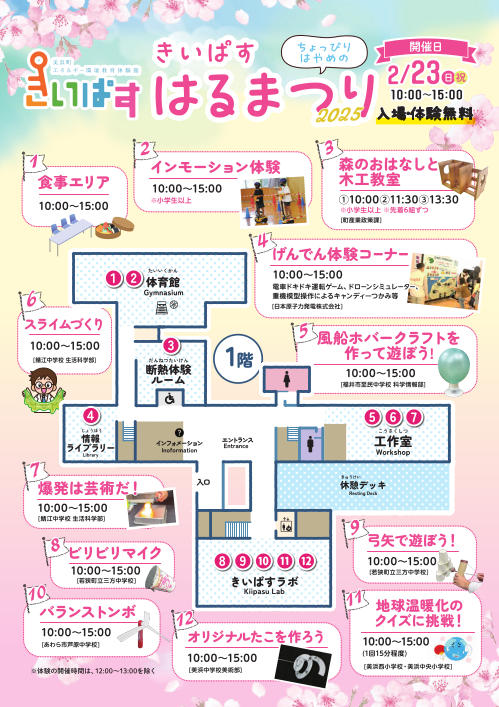 【開催中止】2025きいぱすはるまつり メイン画像