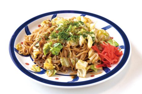 福井市にあるに蛸八の「たれ焼きそば（豚肉）」。「たれ」が決め手の 青春の味。【ローカル食遺産】