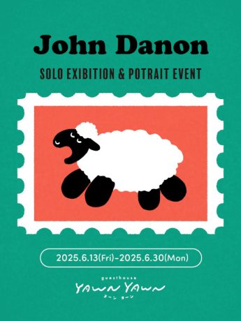 John Danon exhibision　似顔絵イベント