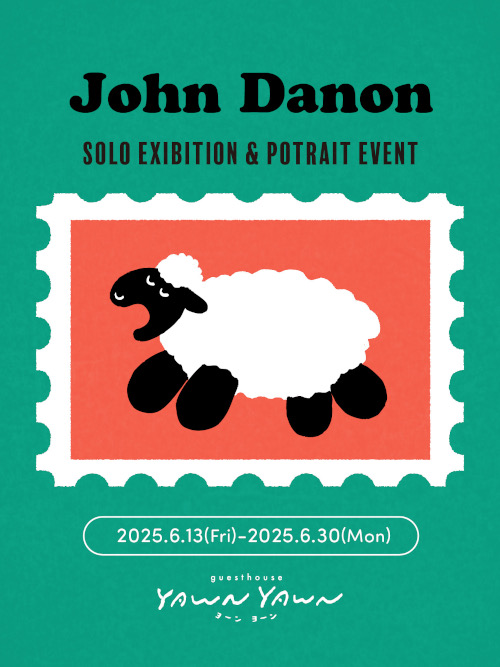 John Danon exhibision　似顔絵イベント メイン画像