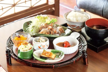 cafe 赤い花