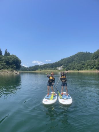 九頭竜湖カヤック/SUP体験