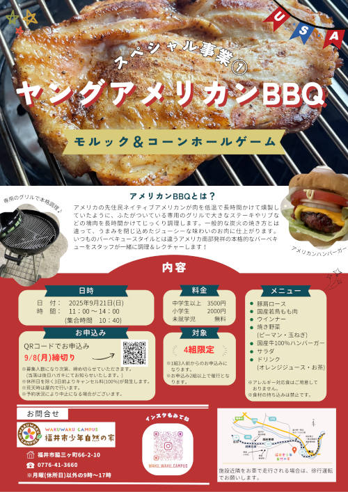 ヤングアメリカンBBQ・モルック＆コーンホールゲーム メイン画像