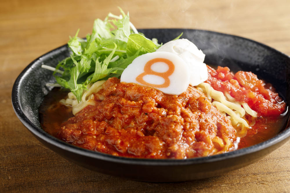 プレゼント付！8番らーめん秋の新作はもはやイタリアン？な「クリーミートマト唐麺」！人気の野菜トマトらーめんも見逃せない