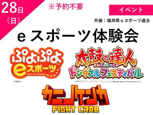 ｅスポーツ体験会 メイン画像