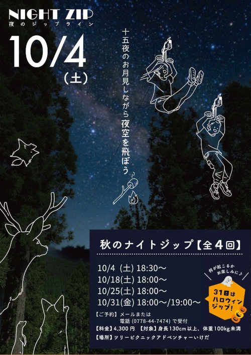 ナイトジップライン メイン画像