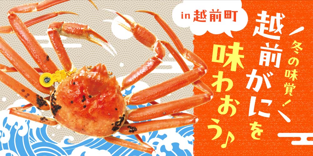11/15(土)から「越前かにまつり2025」が開催されるよ！ 冬の味覚の王様「越前がに」を福井県越前町で味わおう♪