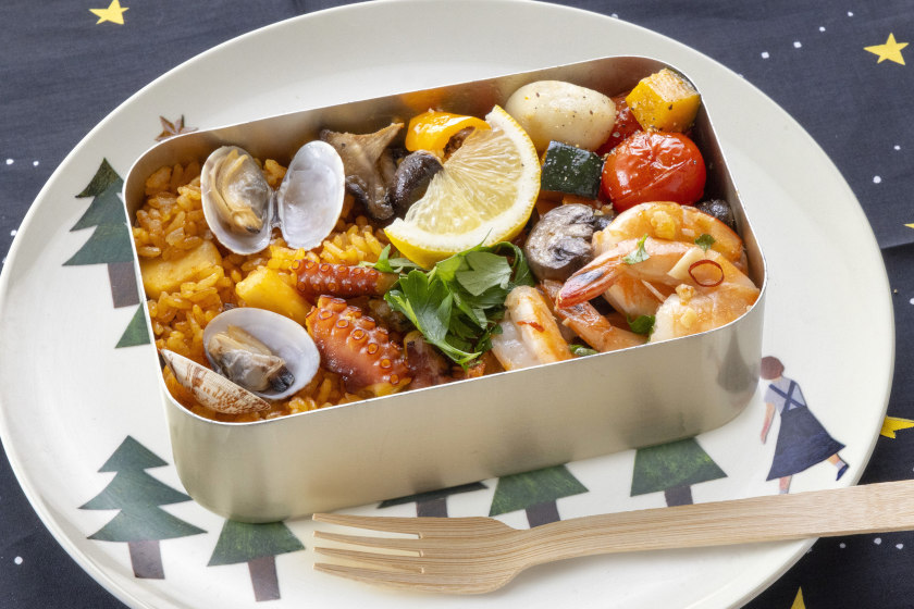 クリスマスのお弁当やパーティに！パエリア・ガーリックシュリンプ・オーブン焼きの簡単レシピ