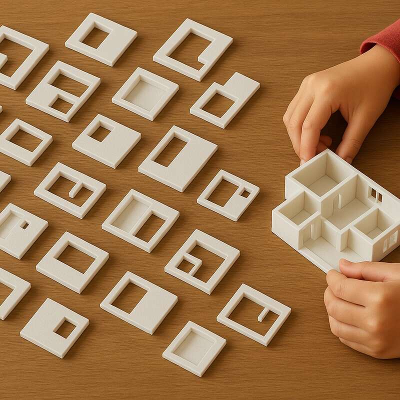 3Dプリンターでつくる！間取りの立体模型ワークショップ メイン画像