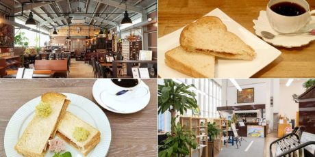 「焼いたらすごい あべかわサンド」が食べられるカフェを紹介。完璧な焼き具合、ドリンクとのペアリングを楽しんで。