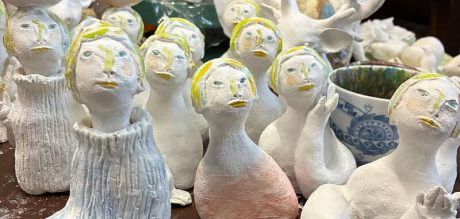 造形作家　おまり人形展　春のおよばれ