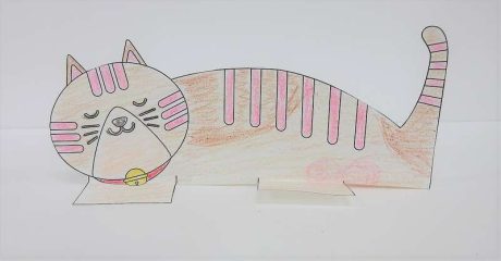 くどう博士の手づくり科学おもちゃ教室「くるりんネコの着地大会」