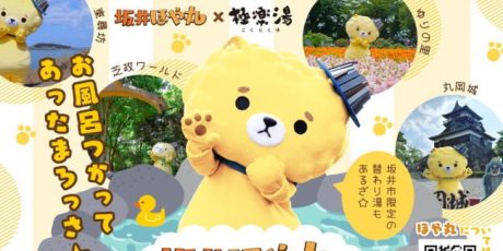 坂井ほや丸のぬくぬくフェア【極楽湯 福井店】