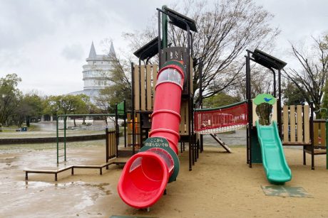 【福井】坂井市・グリーンセンターに新しい遊具できてる！どこに新設された？